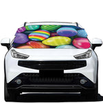 Pile Of Colorful Easter Eggs Print Car Windshield Snow Cover