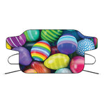 Pile Of Colorful Easter Eggs Print Car Windshield Snow Cover