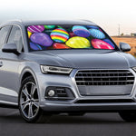 Pile Of Colorful Easter Eggs Print Car Windshield Sun Shade