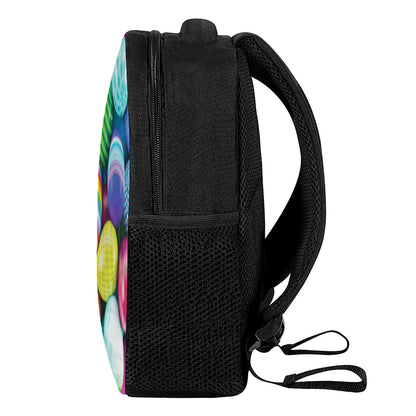Pile Of Colorful Easter Eggs Print Casual Backpack
