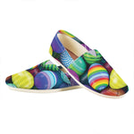 Pile Of Colorful Easter Eggs Print Casual Shoes