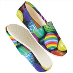 Pile Of Colorful Easter Eggs Print Casual Shoes