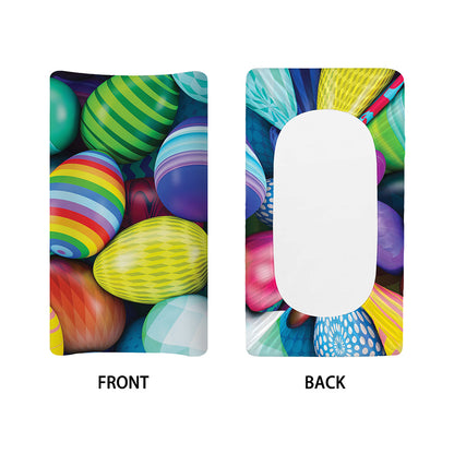 Pile Of Colorful Easter Eggs Print Changing Pad Cover