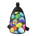 Pile Of Colorful Easter Eggs Print Sling Bag