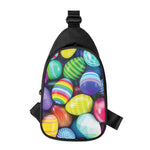 Pile Of Colorful Easter Eggs Print Chest Bag