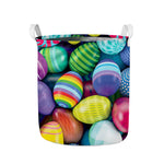 Pile Of Colorful Easter Eggs Print Collapsible Laundry Basket