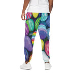 Pile Of Colorful Easter Eggs Print Cotton Pants