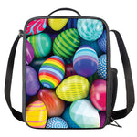 Pile Of Colorful Easter Eggs Print Crossbody Lunch Bag