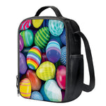 Pile Of Colorful Easter Eggs Print Crossbody Lunch Bag