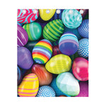 Pile Of Colorful Easter Eggs Print Curtain
