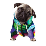 Pile Of Colorful Easter Eggs Print Dog Zip Up Hoodie