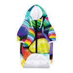 Pile Of Colorful Easter Eggs Print Dog Zip Up Hoodie