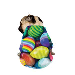 Pile Of Colorful Easter Eggs Print Dog Zip Up Jacket
