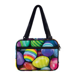 Pile Of Colorful Easter Eggs Print Double Strap Bible Bag