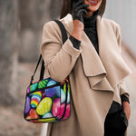 Pile Of Colorful Easter Eggs Print Double Strap Bible Bag