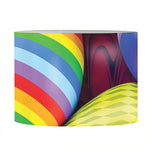 Pile Of Colorful Easter Eggs Print Drum Lamp Shade