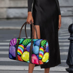 Pile Of Colorful Easter Eggs Print Duffle Bag