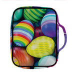 Pile Of Colorful Easter Eggs Print Front Pocket Bible Bag