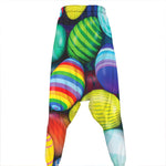Pile Of Colorful Easter Eggs Print Hammer Pants