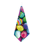 Pile Of Colorful Easter Eggs Print Hand Towel