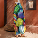 Pile Of Colorful Easter Eggs Print Harem Pants
