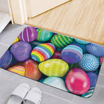 Pile Of Colorful Easter Eggs Print Indoor Door Mat
