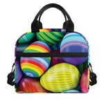 Pile Of Colorful Easter Eggs Print Insulated Lunch Bag