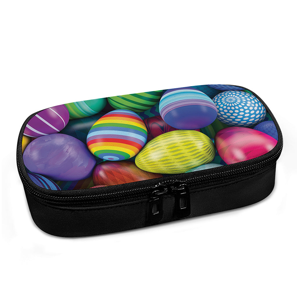 Pile Of Colorful Easter Eggs Print Insulin Cooler Travel Case