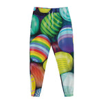 Pile Of Colorful Easter Eggs Print Jogger Pants