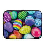Pile Of Colorful Easter Eggs Print Laptop Sleeve