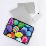 Pile Of Colorful Easter Eggs Print Laptop Sleeve