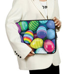 Pile Of Colorful Easter Eggs Print Laptop Sleeve