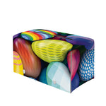 Pile Of Colorful Easter Eggs Print Leather Tissue Box Cover