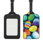 Pile Of Colorful Easter Eggs Print Luggage Tag