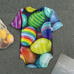 Pile Of Colorful Easter Eggs Print Men's Bodysuit