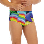 Pile Of Colorful Easter Eggs Print Men's Briefs