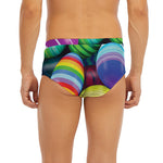 Pile Of Colorful Easter Eggs Print Men's Briefs