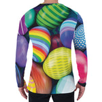 Pile Of Colorful Easter Eggs Print Men's Long Sleeve T-Shirt