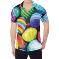 Pile Of Colorful Easter Eggs Print Men's Shirt