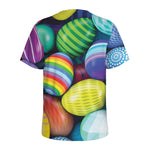 Pile Of Colorful Easter Eggs Print Men's Sports T-Shirt