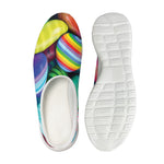 Pile Of Colorful Easter Eggs Print Mesh Casual Shoes