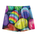 Pile Of Colorful Easter Eggs Print Mesh Shorts