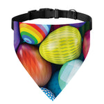 Pile Of Colorful Easter Eggs Print Over The Collar Dog Bandana
