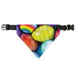 Pile Of Colorful Easter Eggs Print Over The Collar Dog Bandana