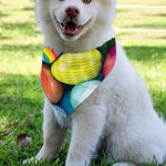 Pile Of Colorful Easter Eggs Print Over The Collar Dog Bandana