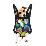 Pile Of Colorful Easter Eggs Print Pet Carrier Backpack