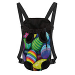 Pile Of Colorful Easter Eggs Print Pet Carrier Backpack