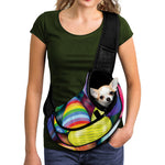 Pile Of Colorful Easter Eggs Print Pet Sling Carrier