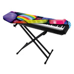 Pile Of Colorful Easter Eggs Print Piano Keyboard Cover