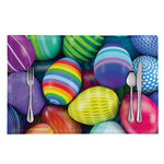 Pile Of Colorful Easter Eggs Print Placemat